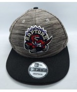 Toronto Raptors Hat Cap Snap Back Gray Black 9fifty NBA Basketball New E... - $27.14 CAD