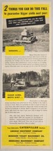 1955 Print Ad Caterpillar CAT D2 Diesel Crawler Tractors Clear Land Move... - £15.34 GBP