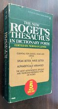 New Rogets Thesaurus Lewis, Norman - £3.85 GBP