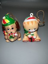 &quot;W.A.&quot; 1985 Ornaments Kitten and Puppy Adorable Ornaments - £8.77 GBP