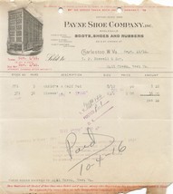 Charleston Wv ~ Payne Scarpa Company-Virginia Street ~1916 Billhead - £7.44 GBP