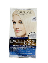 Loreal Paris Excellence Creme Permanent Hair Color, 02 Extra Light Natural 100 - £12.27 GBP