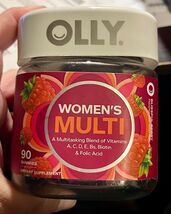 OLLY Women's MULTI Blend of Vitamins A, C, D, E, Bs, Biotin &amp; Folic Acid... - $14.80
