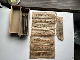 Antique Lot Of  9 Pairs NOS Pump Shoe Straps 1900’s-1920’s Shoes Rare - $4,622.01 MXN