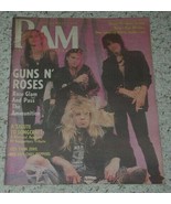 Guns N&#39; Roses BAM Magazine Vintage 1987 - $40.83 CAD