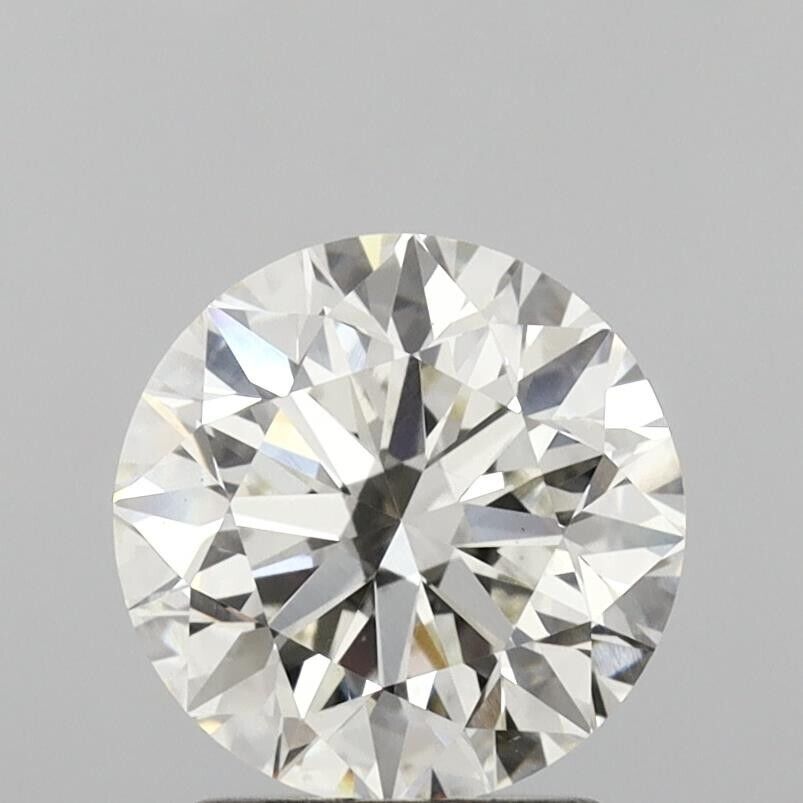 Lab Grown 2.16 Ct Round Cut H Color VS1 Clarity STONE IGI Certified CVD DIAMOND Item image 2