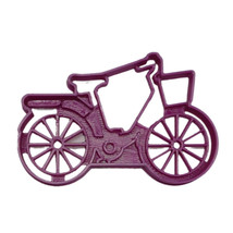 Vintage Retro Cruiser Bike Bicycle With Basket Cookie Cutter Made In USA PR4917 - £3.13 GBP