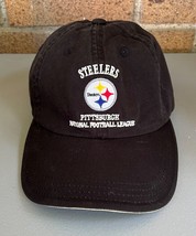 Vtg 90s Pittsburgh Steelers PUMA Authentic Team Apparel Strapback Hat - £11.96 GBP
