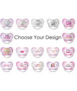 Ulubulu Expression Pacifiers for Girl - Choose Your Design - 0-18 months - £6.28 GBP