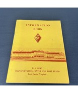 Information Book U.S. Army Transport Center Fort Eustis Virginia Welcome... - €20,33 EUR
