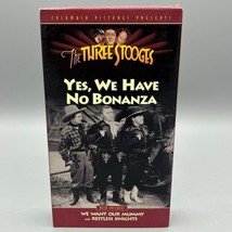The Three Stooges &quot;Yes, We Have No Bonanza&quot; (1939) Columbia Home VHS 199... - £6.32 GBP