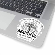 Kiss-Cut Stickers &quot;He Made Everything Beautiful&quot; in 4 Sizes - $6.93+
