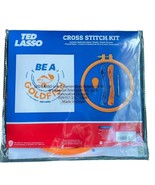 Warner Bros. Ted Lasso Stamped Cross Stitch Kit BE A GOLDFISH w Hoop - £11.32 GBP