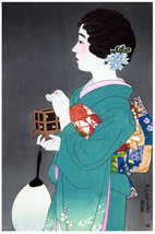 Japanese POSTER.Home wall.Lovely Geisha.Asian.kitchen Decorative.166i - £14.27 GBP+