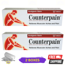 2 X Counterpain Red Box Analgesic Balm 120g Relieves Muscular Aches and ... - $37.90
