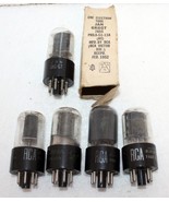 5 Vintage 6k6-GT Audio Vacuum Tubes ~ RCA / Sylvania ~ 1- JAN 6k6/GT ~ Used - $1,330.29 MXN