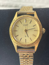 Citizen Quartz Watch 4-04538SMK Women Gold Tone Champagne Dial *NEEDS BA... - $8.90