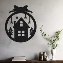 LaModaHome Circle Metal Wall Art, Modern Home Decor, Christmas Gift Idea for Fam - £27.33 GBP+