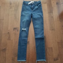 NWT Madewell Roadtripper Size 24 Jeans: Knee-Rip Edition NEW - £22.33 GBP
