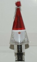 Ganz Midwest CBK MX176025 Lighted Glitter Santa Bottle Stopper image 1
