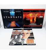 Kurt Russell Laserdisc Lot of 3: Unlawful Entry Stargate &amp; Backdraft - $17.95