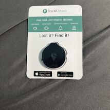 TrackR Bravo Lost Item Bluetooth Tracker Tag Android Apple - New- Black - $5.89