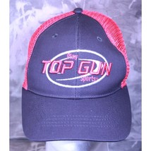 Play Top Gun-USA Sports Pink/Black Hat Ball Cap Adjustable Mesh Back - $11.65