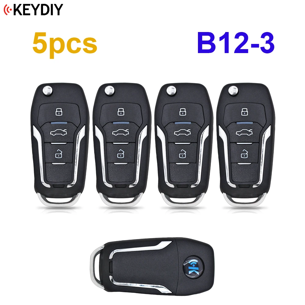 KEYDIY B-Series B12-3  3 Buttons Universal Remote Control Key for KD-X2 KD900 ,K - £149.64 GBP