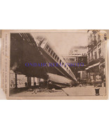 NYC Subway Train Wreck 9th Ave L 1905 Train PC - $5.00