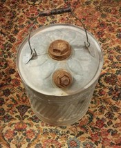 000 Vintage Galvanized Metal Keg. Gas Oil Can With Pour Spout - $39.99