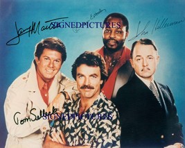 MAGNUM PI CAST SIGNED AUTOGRAPHED RP 8x10 PHOTO BY ALL 4 TOM SELLECK + P.I. - £15.72 GBP