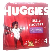 Huggies Little Movers Disposable Diapers Baby 22 Count Size 4 Disney - £18.30 GBP