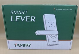 Smart Lever, Fingerprint Keyless Entry Smart Door Lock (Black) - Yamiry HIB - £36.96 GBP