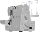 SINGER | S0100 White Overlock Serger with 2/3/4 Thread Capacity and 1300... - $308.62