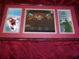 Marvel Three Photo Frame Iron Man Hulk And The Last Supper In Frame 8&quot; X 16.25&quot; - £44.61 GBP