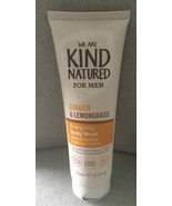 “We Are Kind Natured” Ginger &amp; Lemongrass Energizing Body Wash For Men 8... - £8.86 GBP