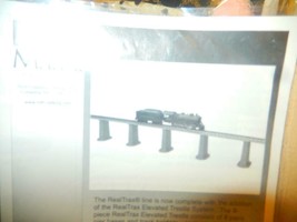 Mth Trains Instruction Booklet - RAILKING- 8 Piece Elevated Trestle SYSTEM- M33 - £6.45 GBP