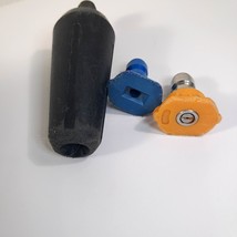 Ryobi pressure washer nozzle set 3 black turbo blue soap yellow 15 degre... - $19.00