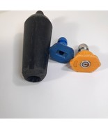 Ryobi pressure washer nozzle set 3 black turbo blue soap yellow 15 degre... - $25.76 CAD