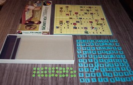 Vintage 1982 Selchow and Richter SCRABBLE for JUNIORS Crossword Board Game - £15.58 GBP