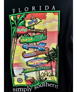 Simply Southern T-Shirt State of Florida Favorite Cities FLA Women&#39;s Lon... - £36.65 GBP