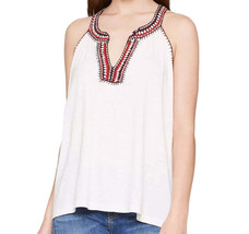 Joie Womens Embroidery Nelida Top White Size XX-Small - £63.22 GBP