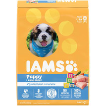 IAMS Smart Large Breed Puppy Dry Dog Food Real Chicken 1ea/15 lb - £60.10 GBP