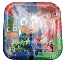 PJ Masks Square Paper Plates 8ct Party 7&quot; Birthday Colorful Owlet Catboy Geiko - £3.79 GBP