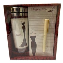 Travel Mug Gift Set Color Craze Red Dress Design Mug Pen Notebook Paper ... - $17.04