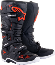 Alpinestars Tech 7 Enduro Black Red MX ATV Moto Mens Adult Boots Motocro... - £350.64 GBP
