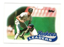 1989 Topps #519 Yankees Leaders TL New York Yankees - £2.37 GBP