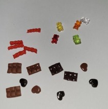 3d Nail Art Charms Candy Gummy Bears Licorice Chocolates Rhinestones - £7.59 GBP