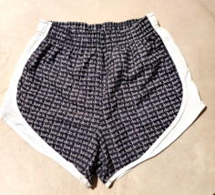 Nike Tempo Dri-Fit Running Shorts Just Do It Lined Black White Women XS ... - $8.50