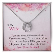 To My Beautiful Wife Necklace, Gift for Wife, Anniversary Gift, Christmas Gift. - £46.96 GBP+